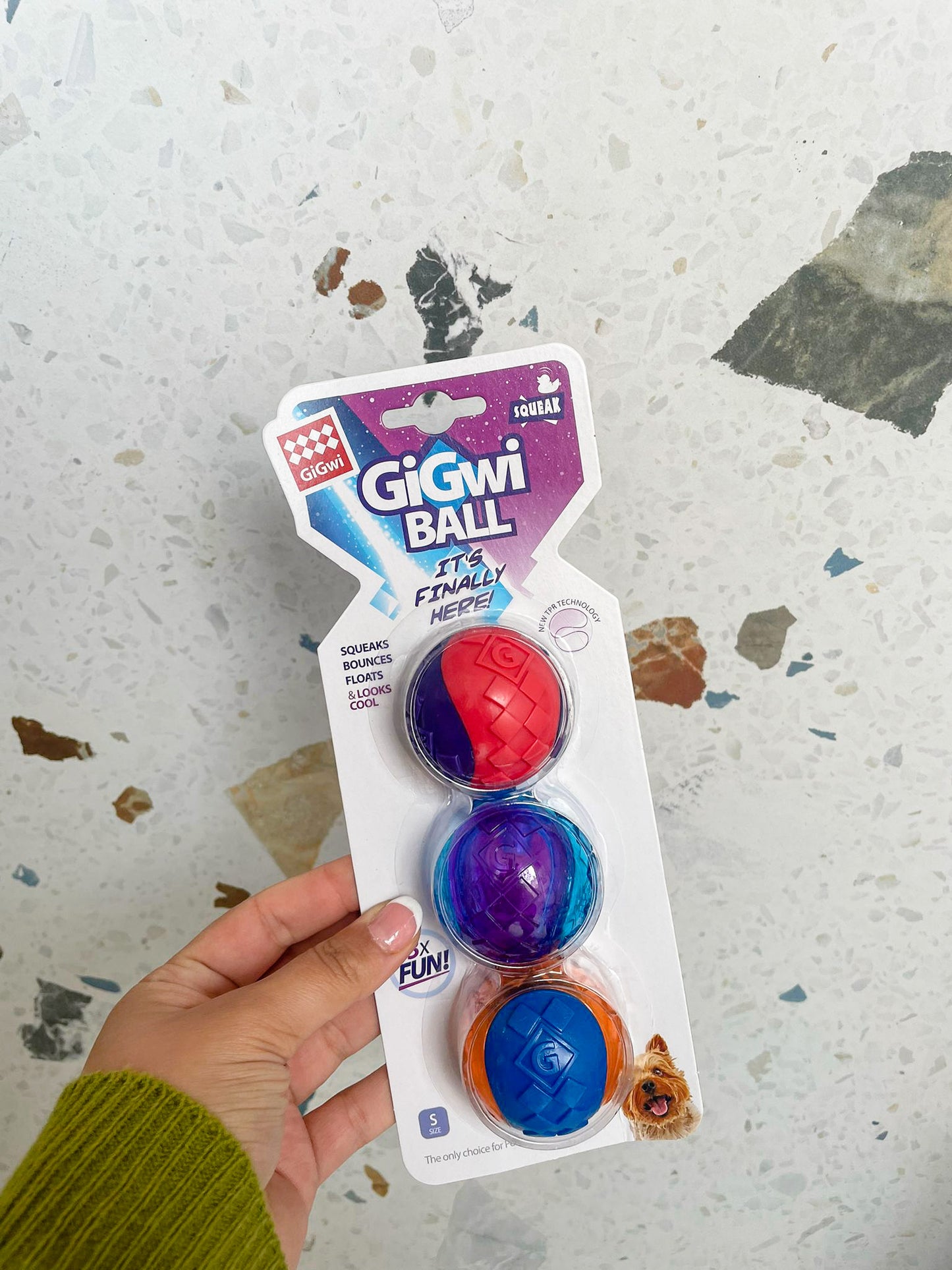 GiGwi Ball with Squeaker - Pack of 3